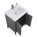 24" Single Sink Modern Freestanding Bathroom Vanity Set with Arabescato White Engineered Marble Top – Storage Cabinet with Soft-Closing Doors VA9024 - HomeBeyond