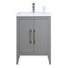 24" Single Sink Modern Freestanding Bathroom Vanity Set with Arabescato White Engineered Marble Top – Storage Cabinet with Soft-Closing Doors VA9024 - HomeBeyond