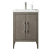 24" Single Sink Modern Freestanding Bathroom Vanity Set with Arabescato White Engineered Marble Top – Storage Cabinet with Soft-Closing Doors VA9024 - HomeBeyond