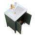 24" Single Sink Modern Freestanding Bathroom Vanity Set with Arabescato White Engineered Marble Top – Storage Cabinet with Soft-Closing Doors VA9024 - HomeBeyond