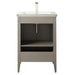 24" Single Sink Modern Freestanding Bathroom Vanity Set with Arabescato White Engineered Marble Top – Storage Cabinet with Soft-Closing Doors VA9024 - HomeBeyond
