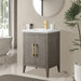 24" Single Sink Modern Freestanding Bathroom Vanity Set with Arabescato White Engineered Marble Top – Storage Cabinet with Soft-Closing Doors VA9024 - HomeBeyond