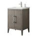 24" Single Sink Modern Freestanding Bathroom Vanity Set with Arabescato White Engineered Marble Top – Storage Cabinet with Soft-Closing Doors VA9024 - HomeBeyond