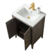 24" Single Sink Modern Freestanding Bathroom Vanity Set with Arabescato White Engineered Marble Top – Storage Cabinet with Soft-Closing Doors VA9024 - HomeBeyond