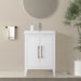 24" Single Sink Modern Freestanding Bathroom Vanity Set with Arabescato White Engineered Marble Top – Storage Cabinet with Soft-Closing Doors VA9024 - HomeBeyond