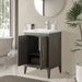 24" Single Sink Modern Freestanding Bathroom Vanity Set with Arabescato White Engineered Marble Top – Storage Cabinet with Soft-Closing Doors VA9024 - HomeBeyond