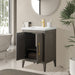 24" Single Sink Modern Freestanding Bathroom Vanity Set with Arabescato White Engineered Marble Top – Storage Cabinet with Soft-Closing Doors VA9024 - HomeBeyond