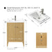 24" Single Sink Modern Freestanding Solid Wood Bathroom Vanity Set with Engineered Marble Top – Storage Cabinet with Soft-Closing Doors VA9124 - HomeBeyond