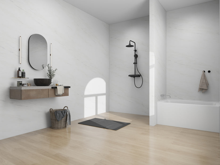 48" x 32" Alcove Soaking Acrylic Bathtub with 3 Side Tiling Flange