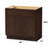 30" Birch Plywood Freestanding Single Base Storage Cabinet with Soft Close Door - HomeBeyond
