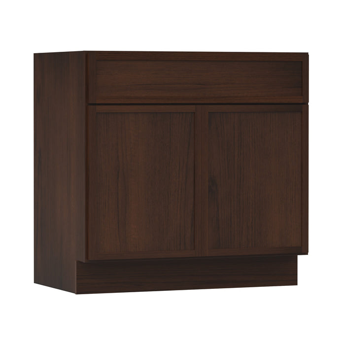 30" Modern Freestanding Birch & Plywood Bathroom Vanity Base Only – Shaker Style Storage Cabinet with Soft-Closing Door VA4130 - HomeBeyond
