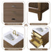 30" Single Sink Freestanding Bath Vanity Cabinet with White Engineered Marble Top - HomeBeyond