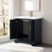 30" Single Sink Modern Bathroom Vanity Set with Countertop & Undermount Sink – Small Storage Cabinet VA5030 - HomeBeyond