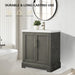 30" Single Sink Modern Bathroom Vanity Set with Countertop & Undermount Sink – Small Storage Cabinet VA5030 - HomeBeyond