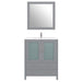 30" Single Sink Modern Bathroom Vanity Set with Free Mirror VA3030 - HomeBeyond