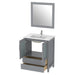 30" Single Sink Modern Bathroom Vanity Set with Free Mirror VA3030 - HomeBeyond
