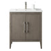 30" Single Sink Modern Freestanding Bathroom Vanity Set with Arabescato White Engineered Marble Top – Storage Cabinet with Soft-Closing Doors VA9030 - HomeBeyond