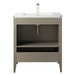 30" Single Sink Modern Freestanding Bathroom Vanity Set with Arabescato White Engineered Marble Top – Storage Cabinet with Soft-Closing Doors VA9030 - HomeBeyond
