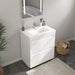 30" Single Sink Modern Freestanding Bathroom Vanity Set with White Engineered Stone Top – Storage Cabinet with Soft-Closing Doors VA6030WF - HomeBeyond