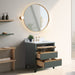 30" Single Sink Modern Freestanding Solid Wood Bathroom Vanity Set with Ariston White Engineered Marble Top – Storage Cabinet with Soft-Closing Drawers VA8030 - HomeBeyond