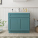 33" Bathroom Vanity Cabinet, Solid Wood Bathroom Sink Cabinet Organizer with Double Shutter Door - HomeBeyond