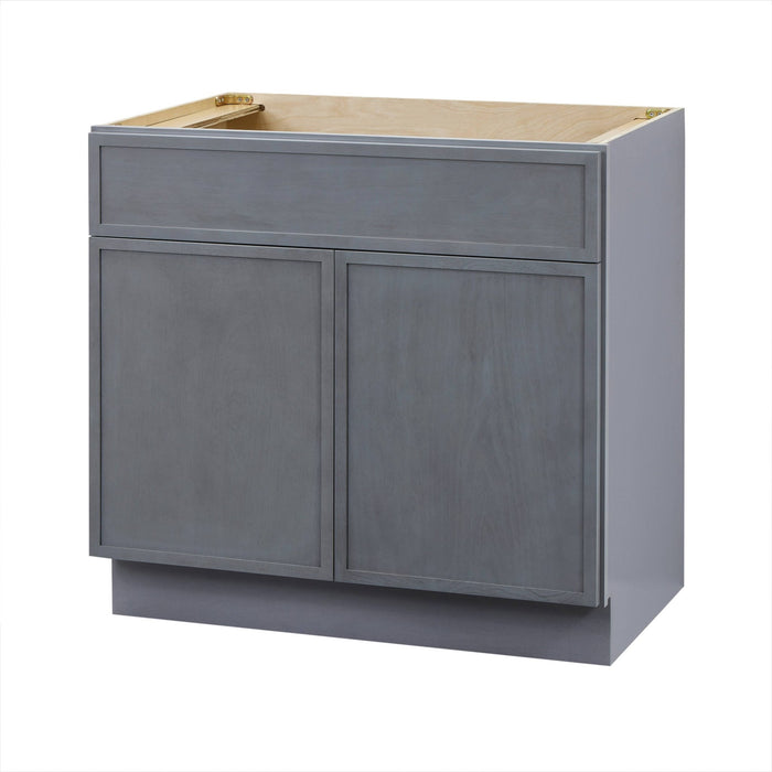 33" Birch Plywood Freestanding Single Base Storage Cabinet - HomeBeyond