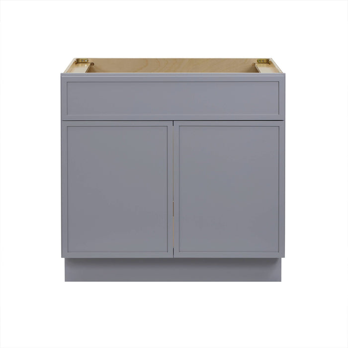 33" Birch Plywood Freestanding Single Base Storage Cabinet - HomeBeyond