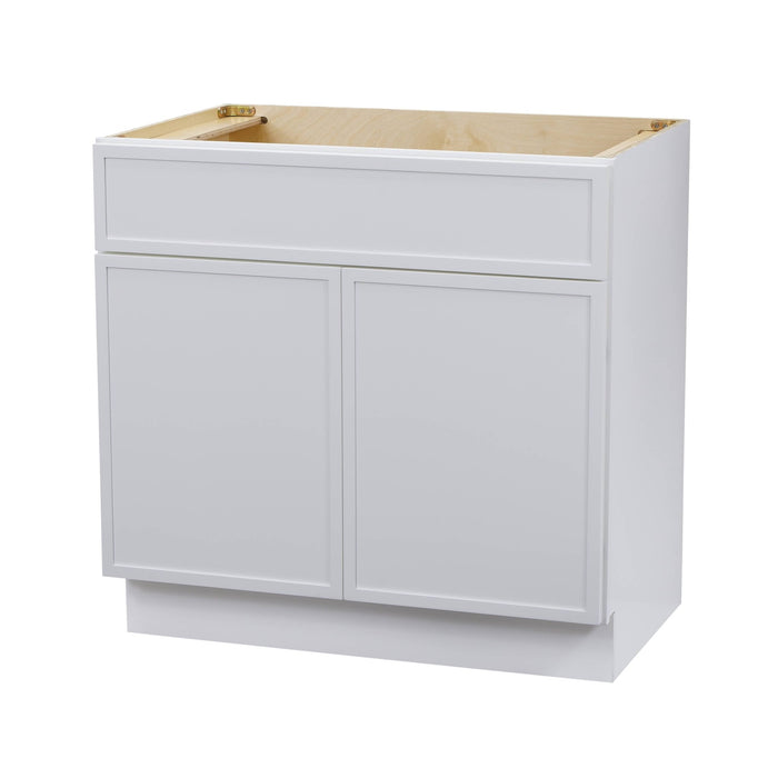33" Birch Plywood Freestanding Single Base Storage Cabinet - HomeBeyond