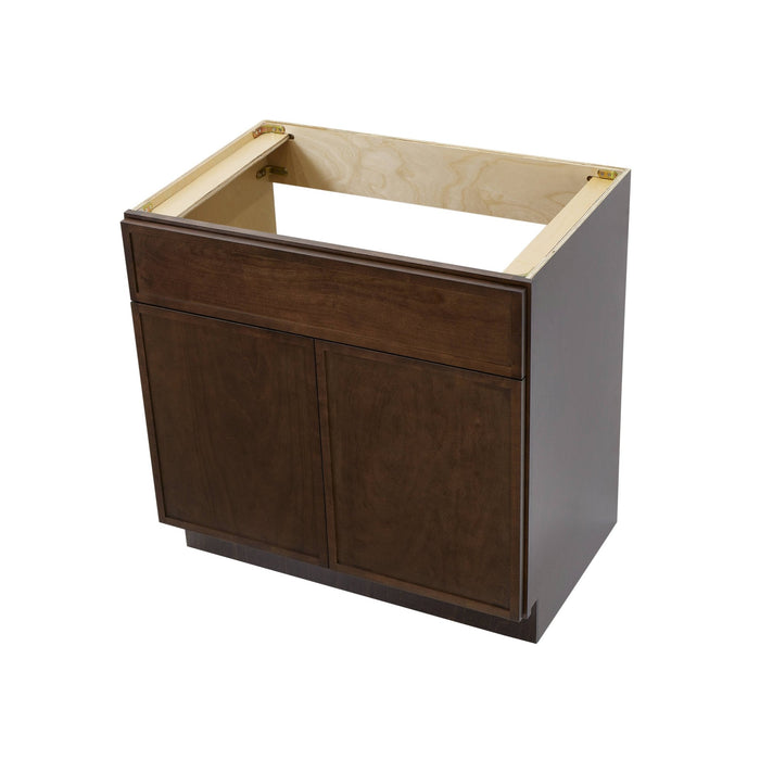 33" Birch Plywood Freestanding Single Base Storage Cabinet - HomeBeyond