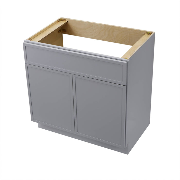 33" Birch Plywood Freestanding Single Base Storage Cabinet - HomeBeyond