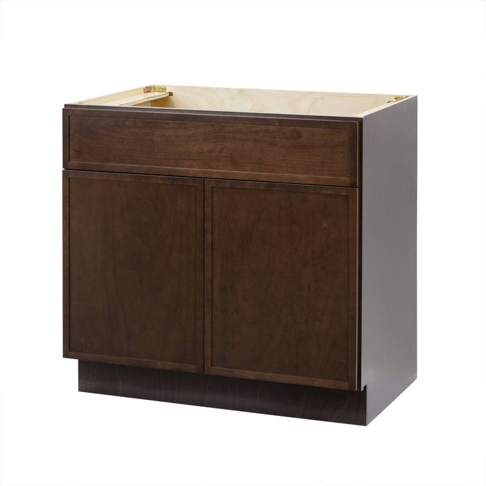 33" Birch Plywood Freestanding Single Base Storage Cabinet - HomeBeyond