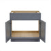 33" Birch Plywood Freestanding Single Base Storage Cabinet - HomeBeyond