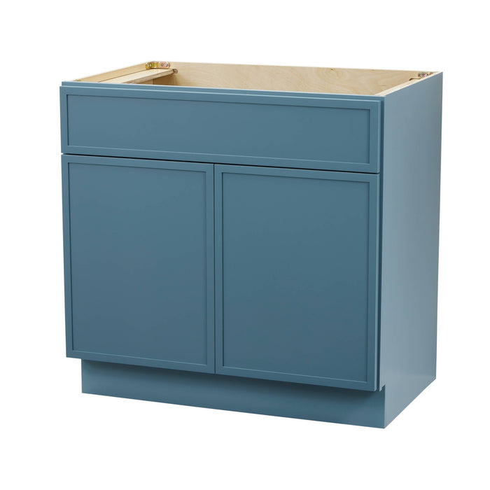 33" Birch Plywood Freestanding Single Base Storage Cabinet - HomeBeyond