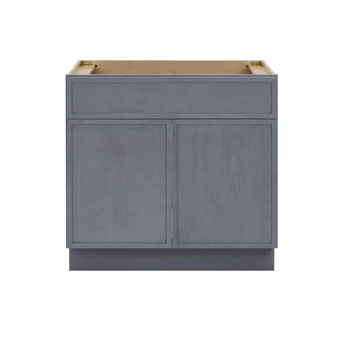 33" Birch Plywood Freestanding Single Base Storage Cabinet - HomeBeyond