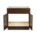 33" Birch Plywood Freestanding Single Base Storage Cabinet - HomeBeyond