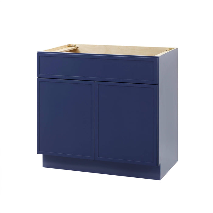 33" Birch Plywood Freestanding Single Base Storage Cabinet - HomeBeyond