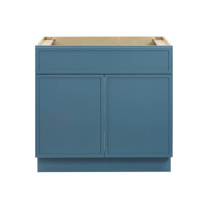 33" Birch Plywood Freestanding Single Base Storage Cabinet - HomeBeyond