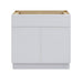 33" Birch Plywood Freestanding Single Base Storage Cabinet - HomeBeyond