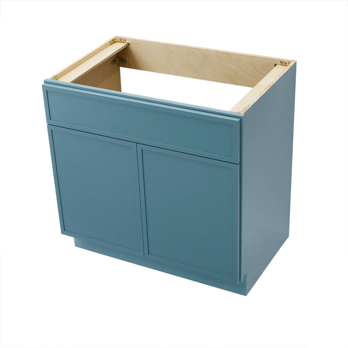 33" Birch Plywood Freestanding Single Base Storage Cabinet - HomeBeyond
