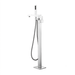 34" Modern Solid Brass Freestanding Bathtub Faucet Single Handle Tub Filler with Handheld Shower VA2011 - HomeBeyond