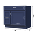 36" Bathroom Vanity Cabinet, Solid Wood Single Shutter Doors 2 - Extension Drawers Bathroom Sink Cabinet - HomeBeyond