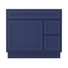 36" Bathroom Vanity Cabinet with Two Drawers, Solid Wood Single Shutter Door and 2 Extension Drawers Bathroom Floor Cabinet - HomeBeyond
