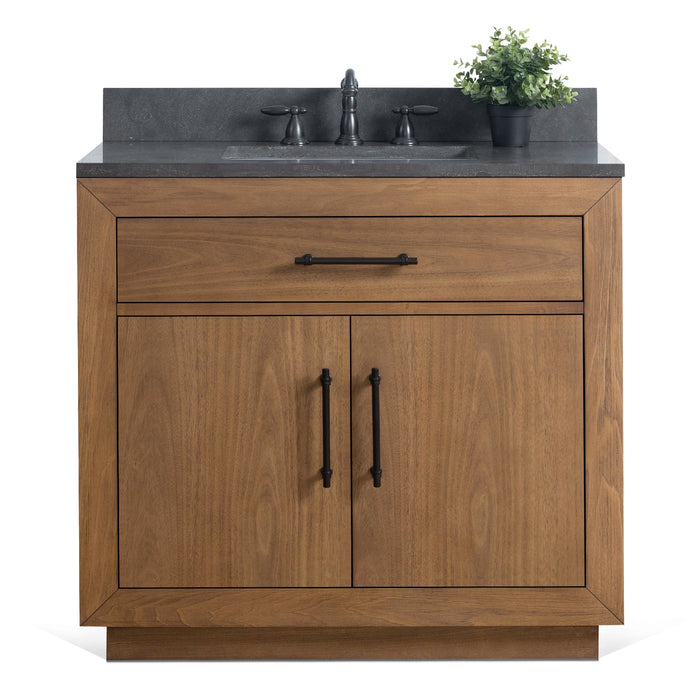 36" Bathroom Vanity with Sink and Top, With Soft Closing Doors - HomeBeyond