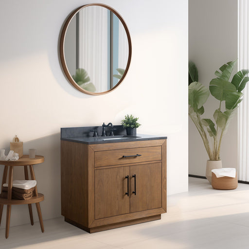 36" Bathroom Vanity with Sink and Top, With Soft Closing Doors - HomeBeyond