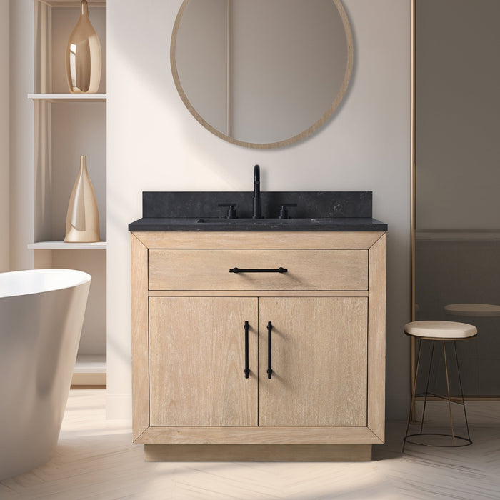 36" Bathroom Vanity with Sink and Top, With Soft Closing Doors - HomeBeyond