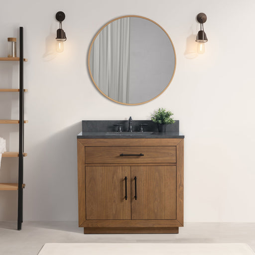 36" Bathroom Vanity with Sink and Top, With Soft Closing Doors - HomeBeyond