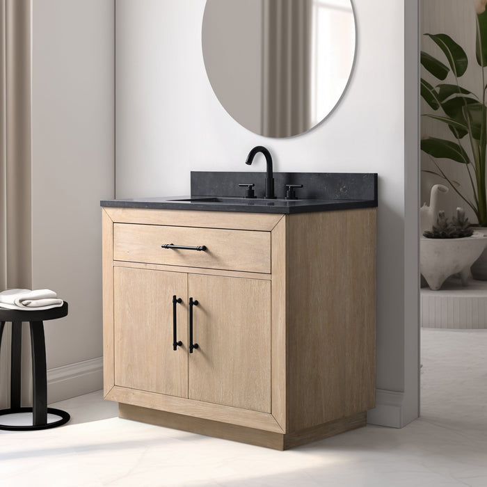 36" Bathroom Vanity with Sink and Top, With Soft Closing Doors - HomeBeyond