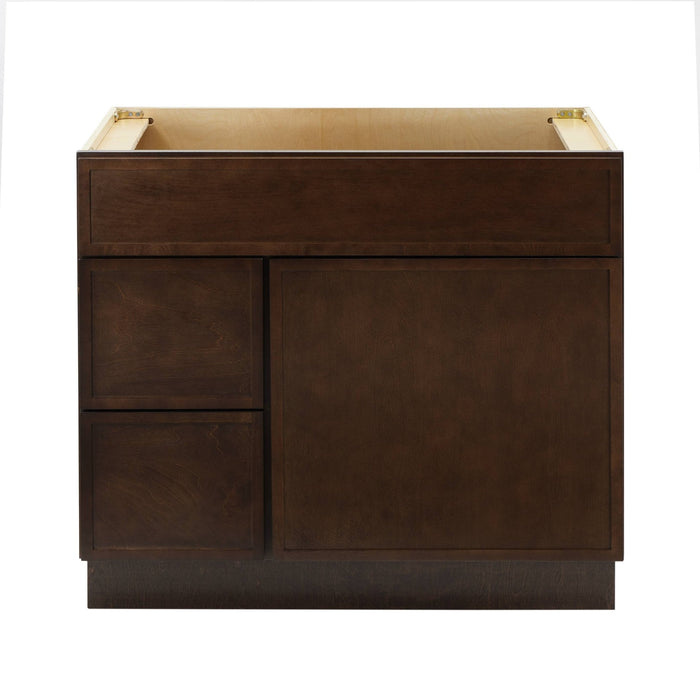 36" Birch Plywood Freestanding Single Base Storage Cabinet - HomeBeyond