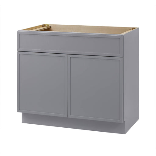 36" Birch Plywood Freestanding Single Base Storage Cabinet - HomeBeyond