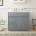36" Birch Plywood Freestanding Single Base Storage Cabinet, With Soft Close Door - HomeBeyond